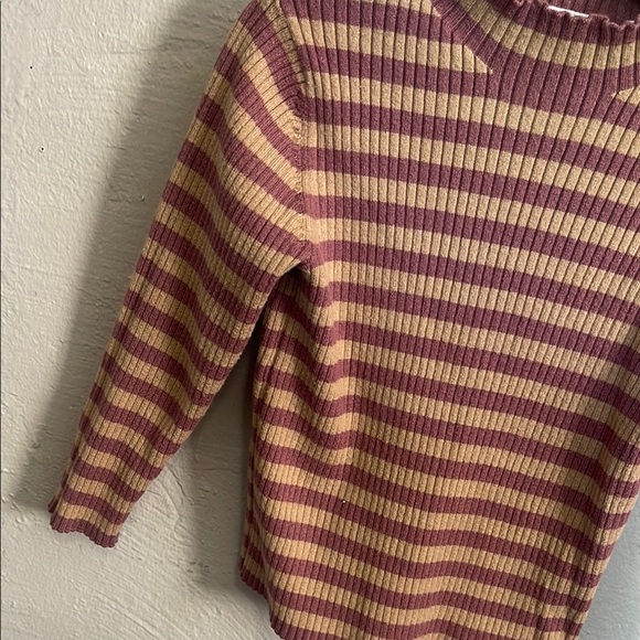 ZARA Striped Ribbed Sweater - Picture 2 of 5